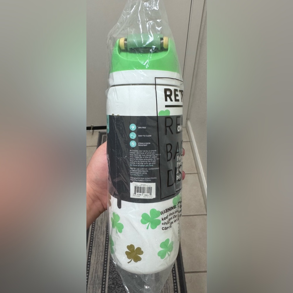 NWT Owala Color Drop 32oz FreeSip “CLOVER THE RAINBOW” - Picture 4 of 8